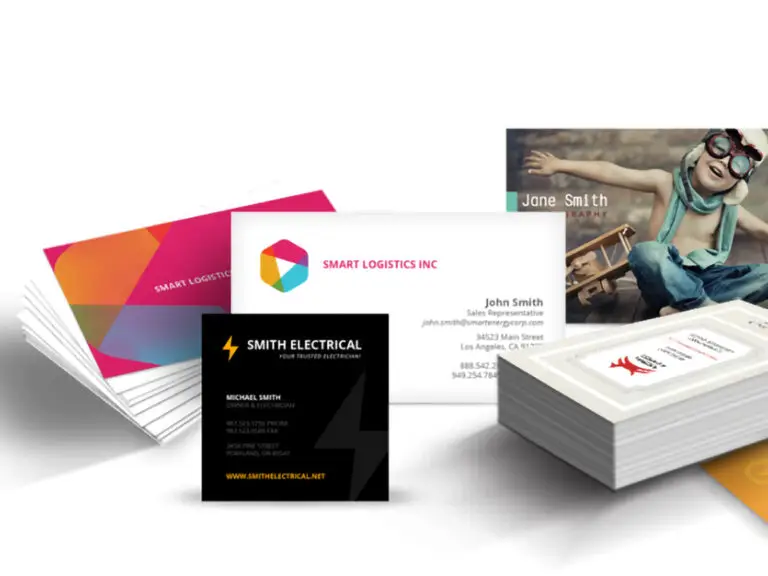 Business cards, brochures, letterhead, and office print materials